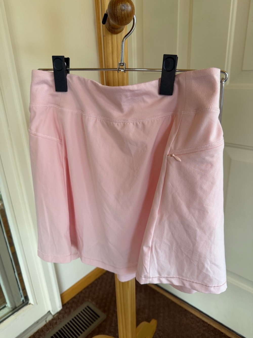 Girls 14: All In Motion: Light Pink Athletic Skort with Hidden Pocket